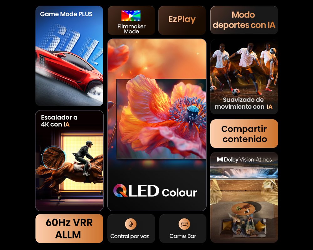 Televisor Hisense 55" Pulgadas QLed 4K - 55Q6QV