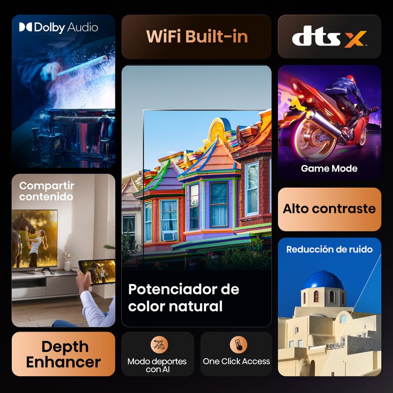 Televisor Hisense 50 LED FHD Smart TV - 50A4NV