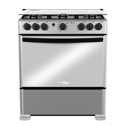 Estufa de piso a Gas 76 cm Inox Mabe - EMC30KXX-6