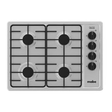 Cubierta de Empotrar Mabe a Gas 60 cm Inoxidable Mabe - PM6044ENA0