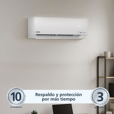 Aire Acondicionado Mabe Inverter 220v 12.000 BTU Blanco - MMI12CDBWCC32DC1