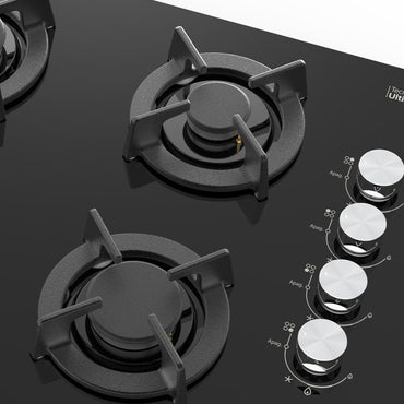 CUBIERTA MABE EMPOTRABLE 60CM VIDRIO NEGRO PM6046V0