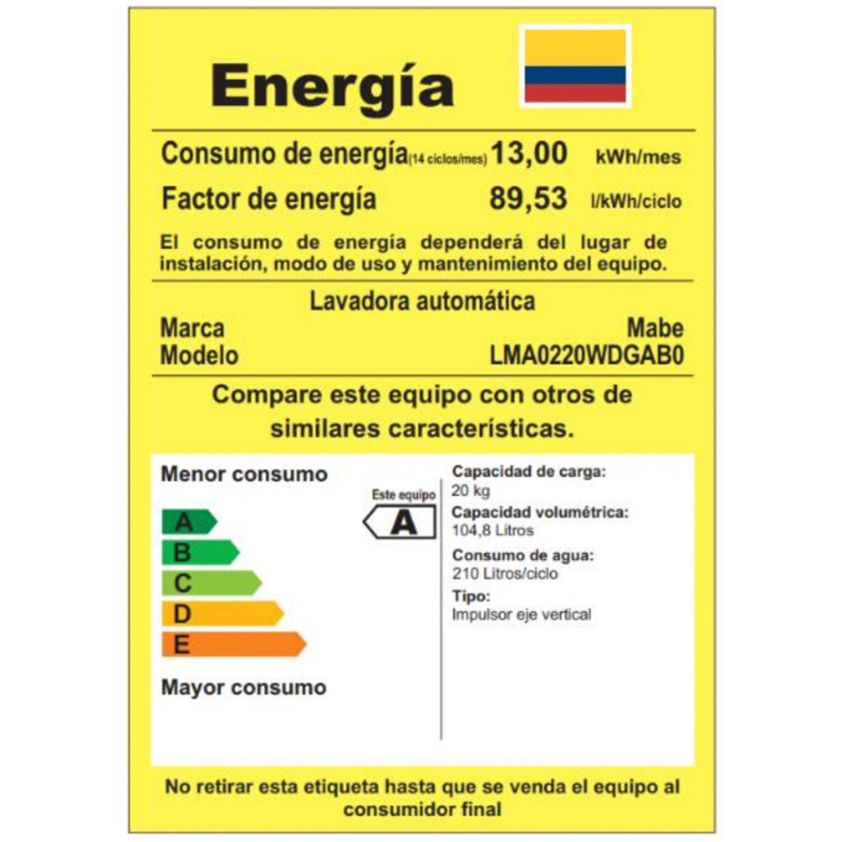 Lavadora Mabe Diamond Gray 20 Kg Automática - LMA0220WDGAB0