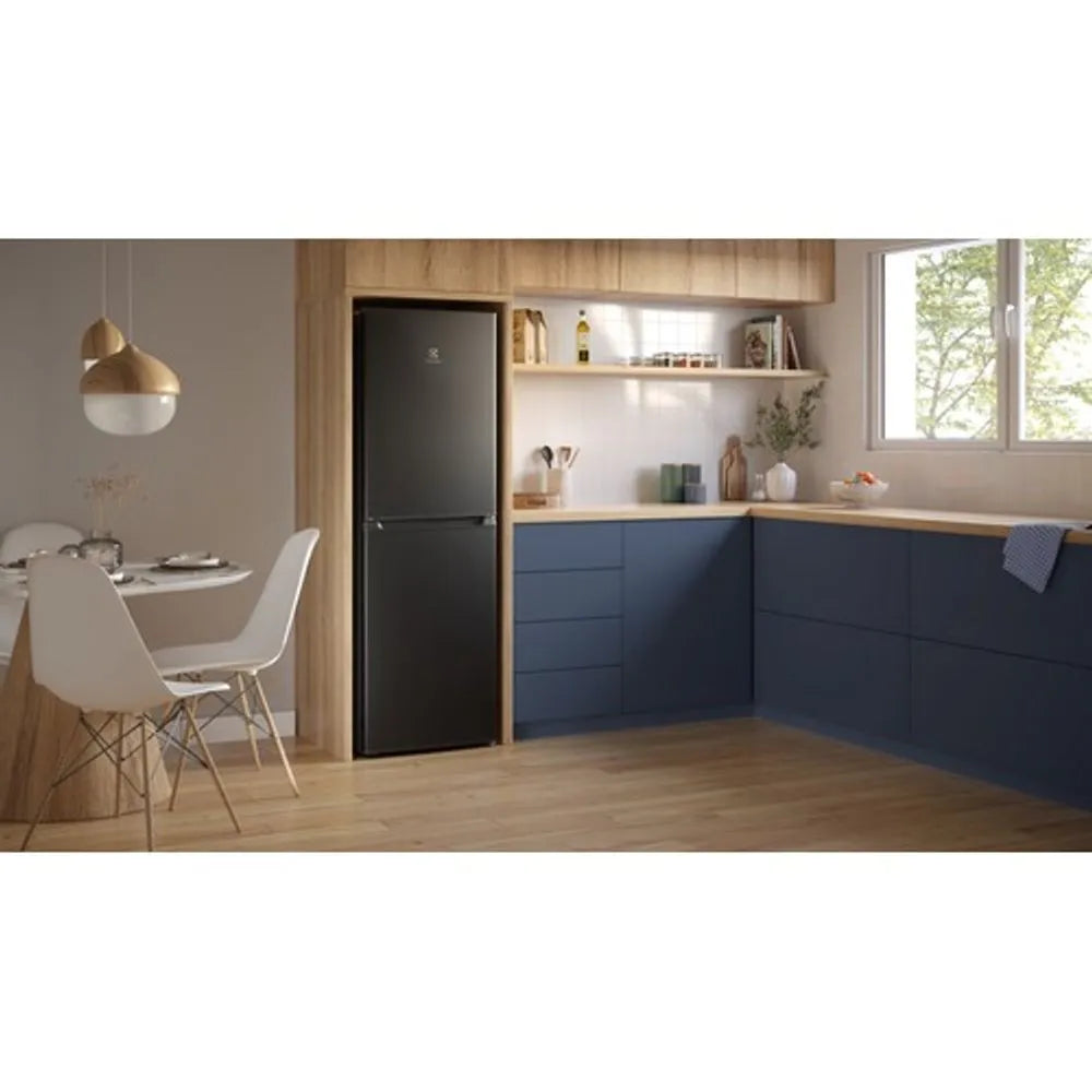 Nevera Electrolux Congelador Inferior 248L Inverter Negra - ERB25A3C5AB