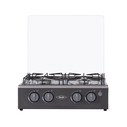 Estufa de mesa Avellana Haceb 4 puestos a Gas Propano Plata - EM AVELLANA V GP PL