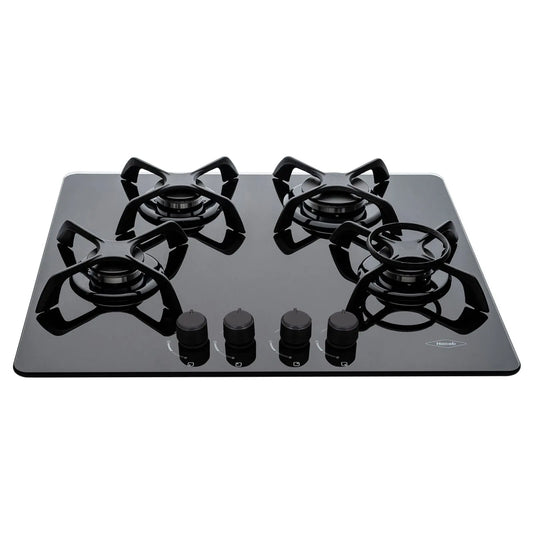 Estufa de Empotrar Cristal Haceb de 4 puestos a Gas Natural - ASL60-CRISTAL-GN