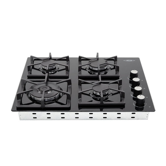 Estufa de Empotrar Tandoori Cristal Haceb de 4 puestos de 60X51 cm a Gas Natural - CT60-51-CRISTAL-GN