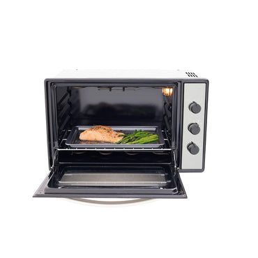 Horno eléctrico Medio Formato Inox 120V Haceb- ASF 60-36 ELEC 120V INOX - Logística Haceb