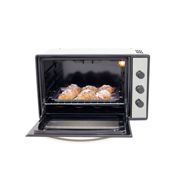 Horno eléctrico Medio Formato Inox 220V Haceb - ASF 60-36 ELEC 220V INOX - Logística Haceb