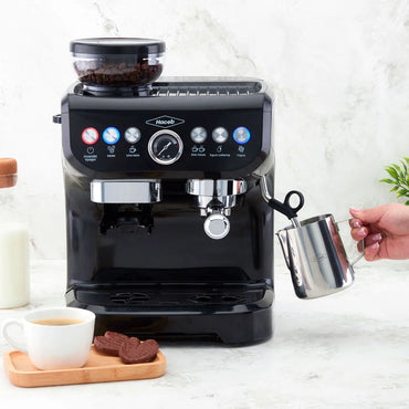 Máquina de café Haceb con molino integrado Negra- Logística Haceb