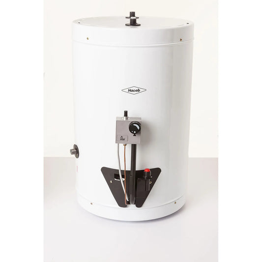 Calentador de agua Haceb acumulación a gas natural 10 galones blanco - CAL AS CDG-10 GN BL - Logística Haceb