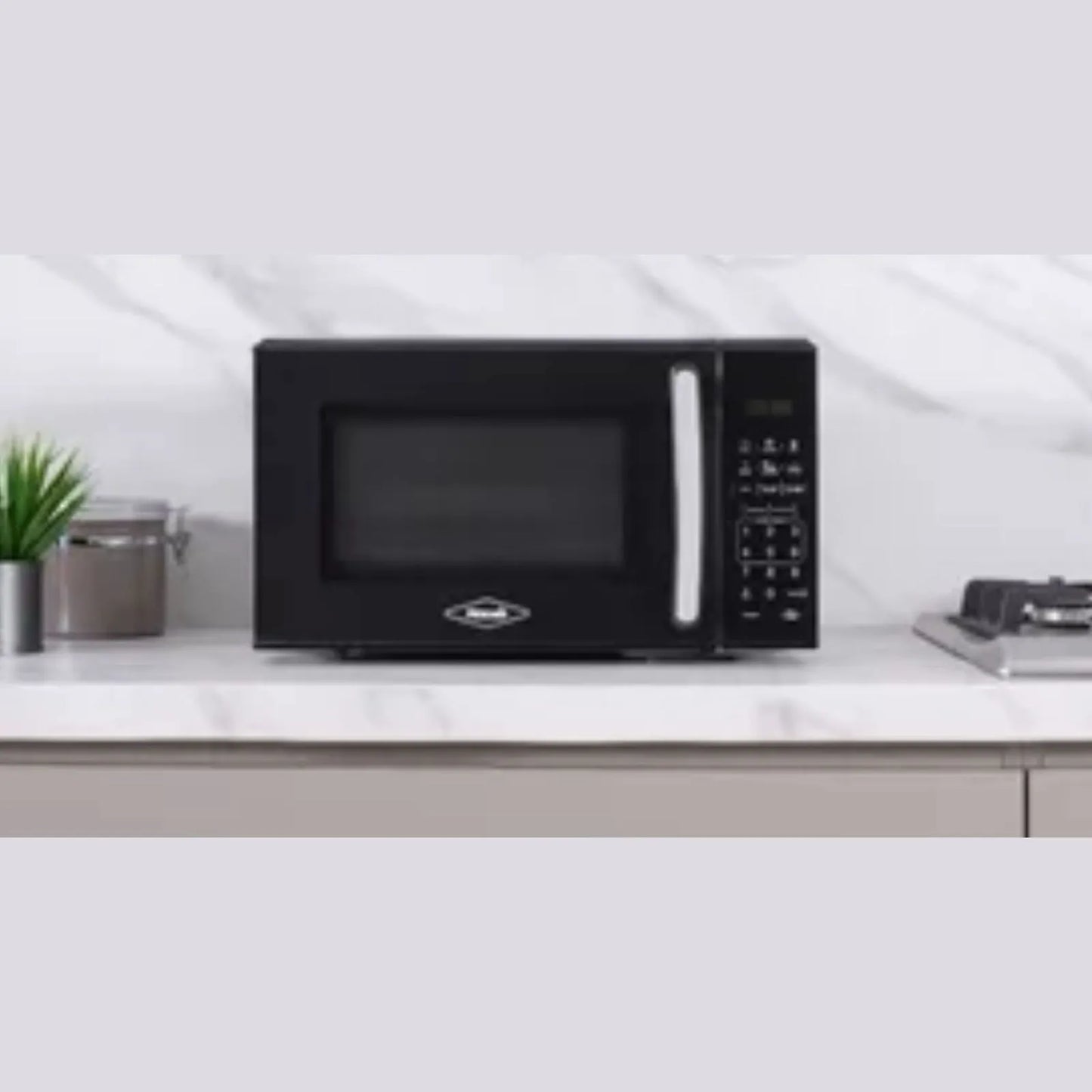 Horno Microondas Haceb AZAFRÁN Negro de 20 lts - 0.7 - Logística Haceb