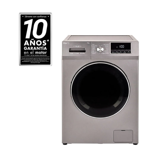 Lavadora secadora Haceb carga frontal 12 kg - LAV SEC CF 12 KG GC- Logística Haceb