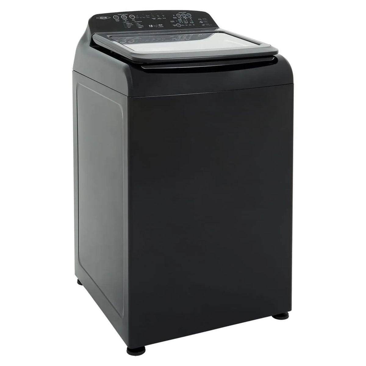Lavadora Haceb IVY Carga Superior 18 Kg Panel Digital Gris Coal - LA18IVY-GRIS