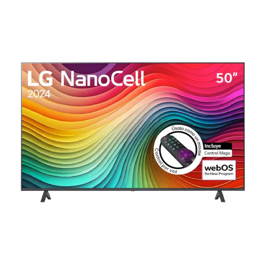 Televisor LG 50" pulgadas 127 cm 50NANO80TSA 4K UHD NanoCell Smart TV.