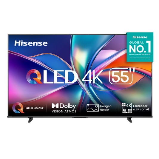 Televisor Hisense 55" Pulgadas QLed 4K - 55Q6QV