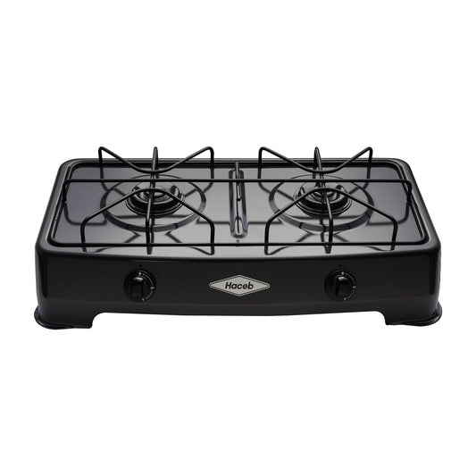 Cocineta Haceb de 2 puestos a Gas Natural Gris jaspeado - COCINETA AR GAS-2 GN - Logística Haceb