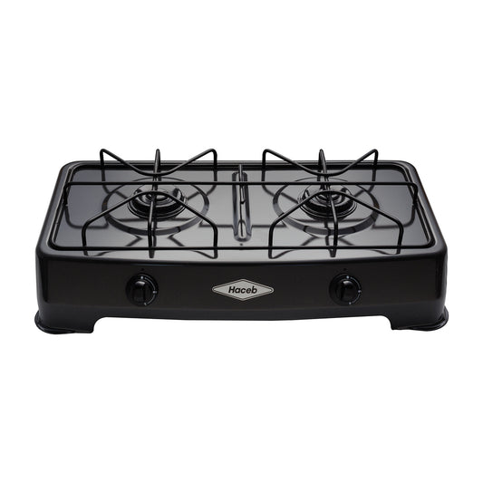 Cocineta Haceb de 2 puestos a Gas Propano Gris jaspeado - COCINETA AR GAS-2 GP - Logística Haceb