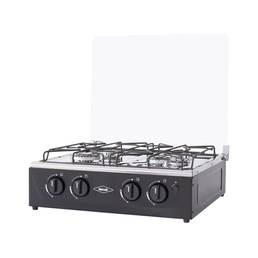 Estufa de mesa Avellana Haceb 4 puestos a Gas Propano Negro - EM AVELLANA V GP NE