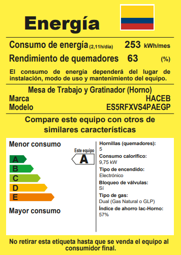 Estufa Romero Réflex de 4 puestos 50 cm a Gas Propano Negro - ESTRO50VI-NE-P