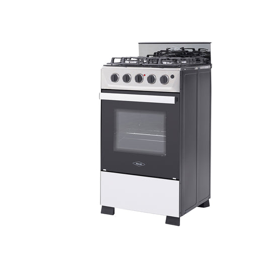 Estufa Romero Cristal de 4 puestos 50 cm a Gas Propano Inox - ESTUFA ROMERO CRISTAL 50 GP INOX - Logística Haceb