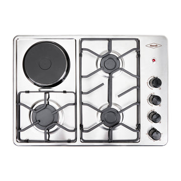 Estufa de Empotrar TO Haceb de 3 puestos 3X1 RB de 60X43 cm a Gas Propano Inox- CUB TO 60-43 INOX 3X1 RB GP 120V - Logística Haceb
