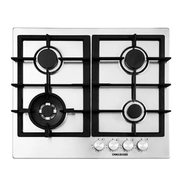 Estufa de Empotrar Challenger Acero Inox 60X51 Gas Natural - SV-6860