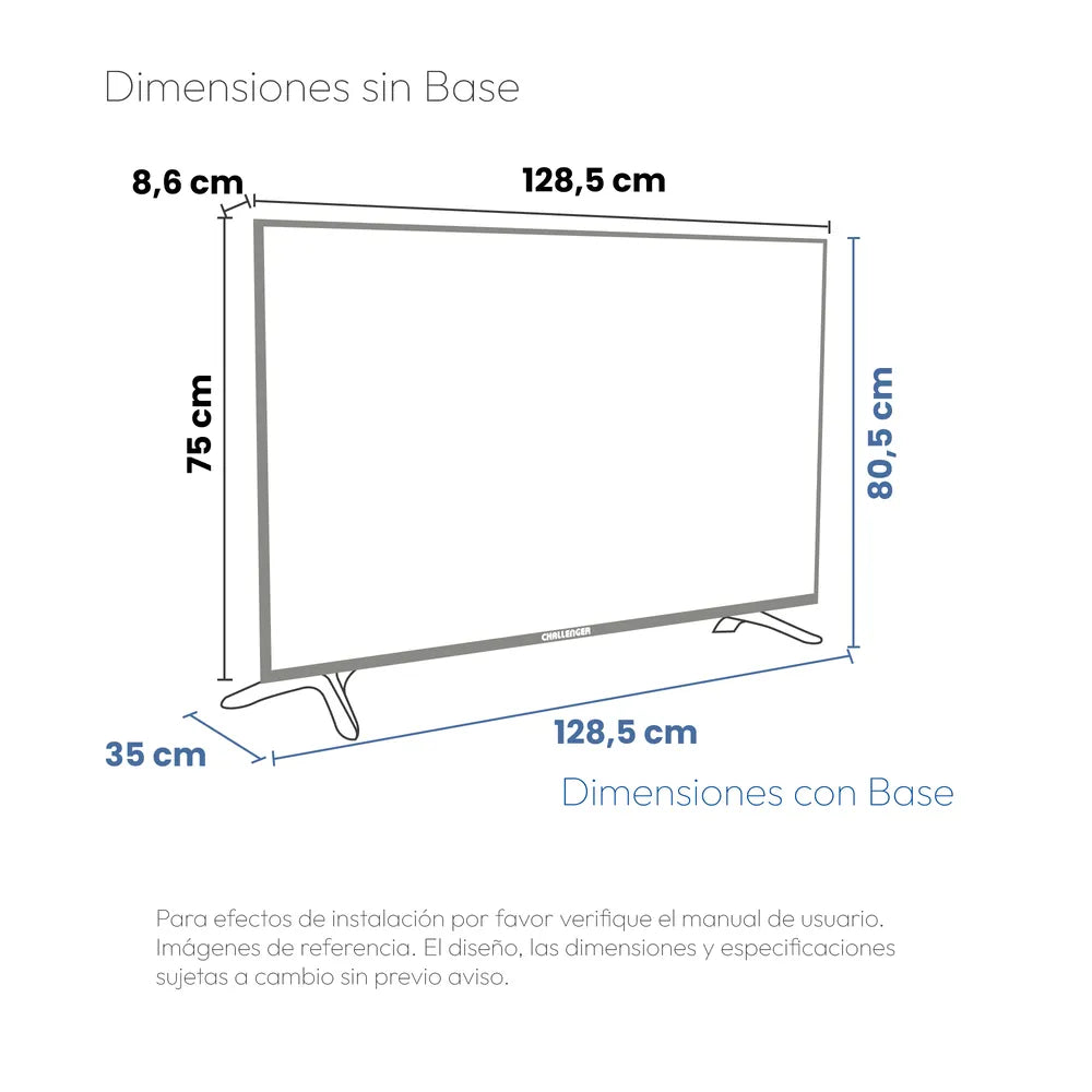 Televisor QLED 58" Challenger Google TV - 58KG290