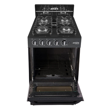 Estufa Abba 4Pts Gas Natural Mesa Frente Vidrio Reflectivo AG101-5