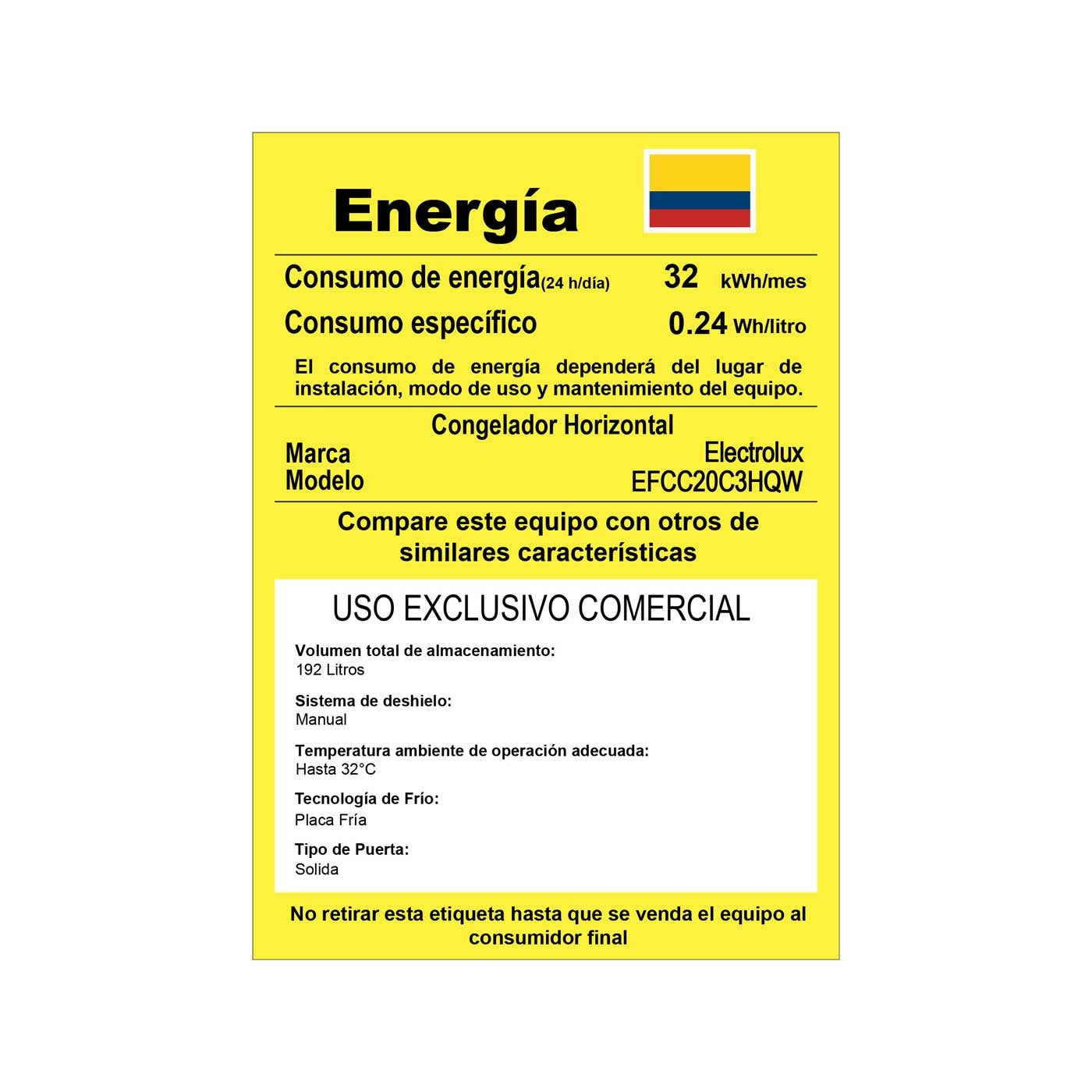 Congelador Horizontal Electrolux 200 LTS PCM Led - EFCC20C3HQW