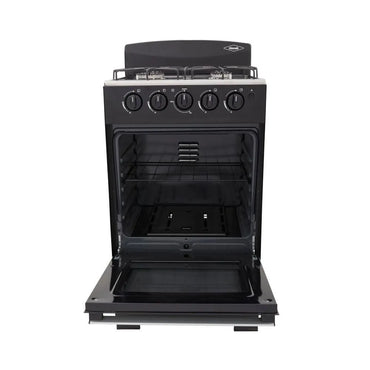 Estufa Romero Haceb de 4 puestos 50 cm a Gas Propano Negro - ESTRO50T-NE-P