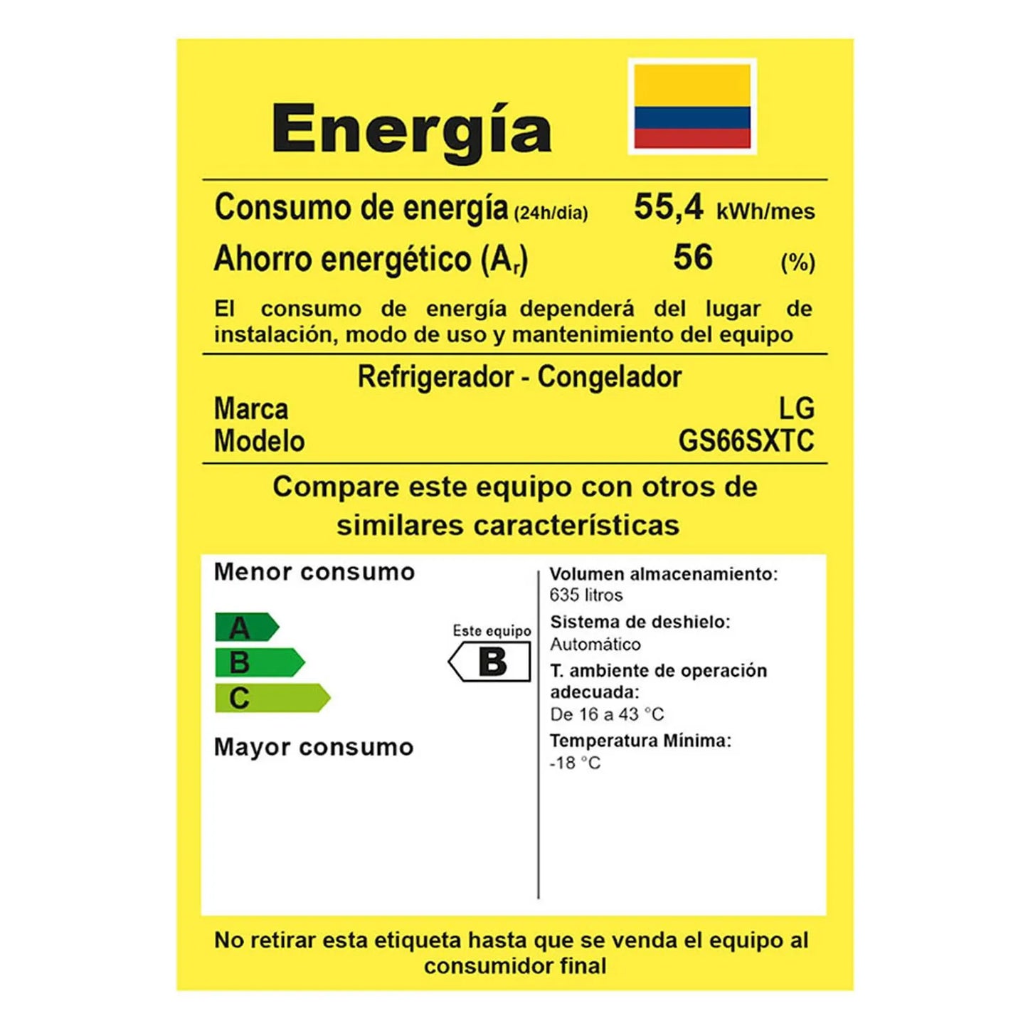 Nevecon LG 635LTS Side By Side Door-In-Door GS66SXTC