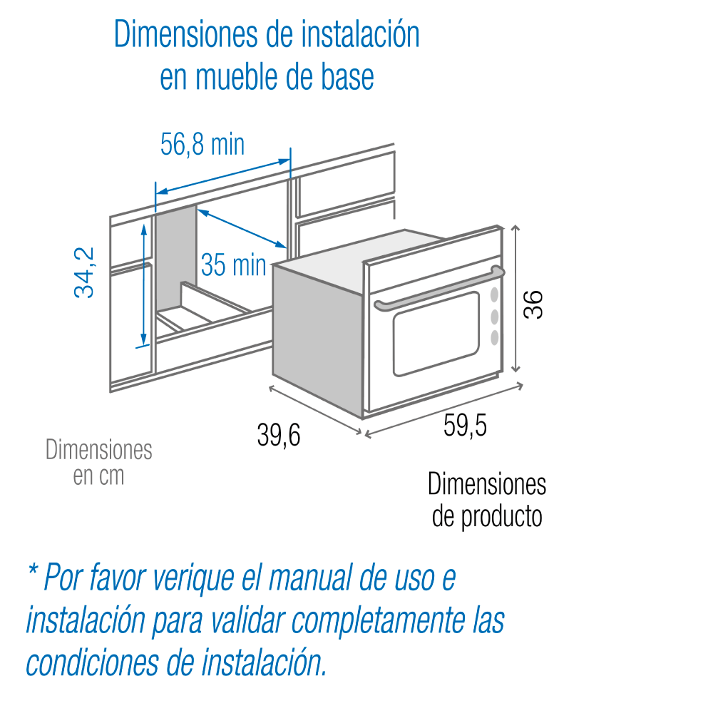Horno CHALLENGER 59 5CMS Eléctrico 110V Medioform HE-2485AC