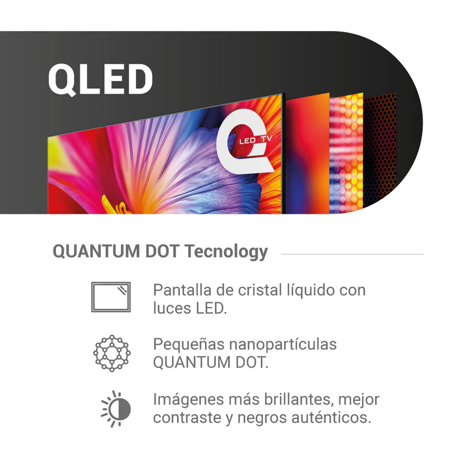 Televisor Hyundai 70" Smart Google TV QLED - HYLED7007QG