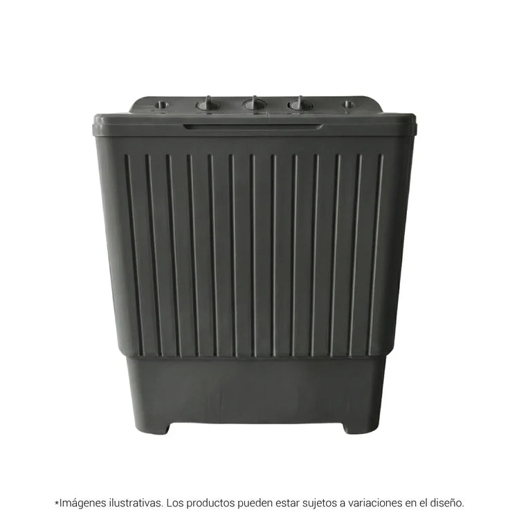 Lavadora Semiautomática Hyundai 8Kg Doble Tina Gris - HYSA8K