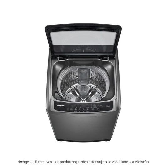 Lavadora Hyundai 22 Kg Carga Superior Gris - HYWM22K