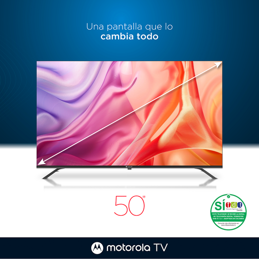 Televisor Motorola 50" Smart TV 4K Ultra HD - MOT50NUQE05