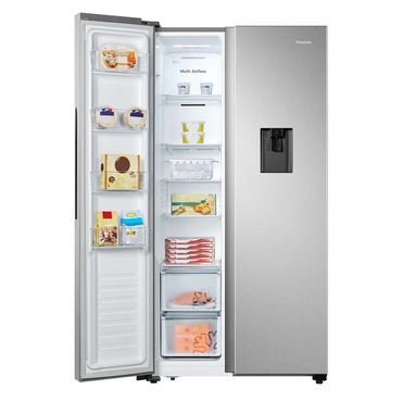 Nevecon HISENSE 519L Side By Side Inox Look RSP67W1WQCA