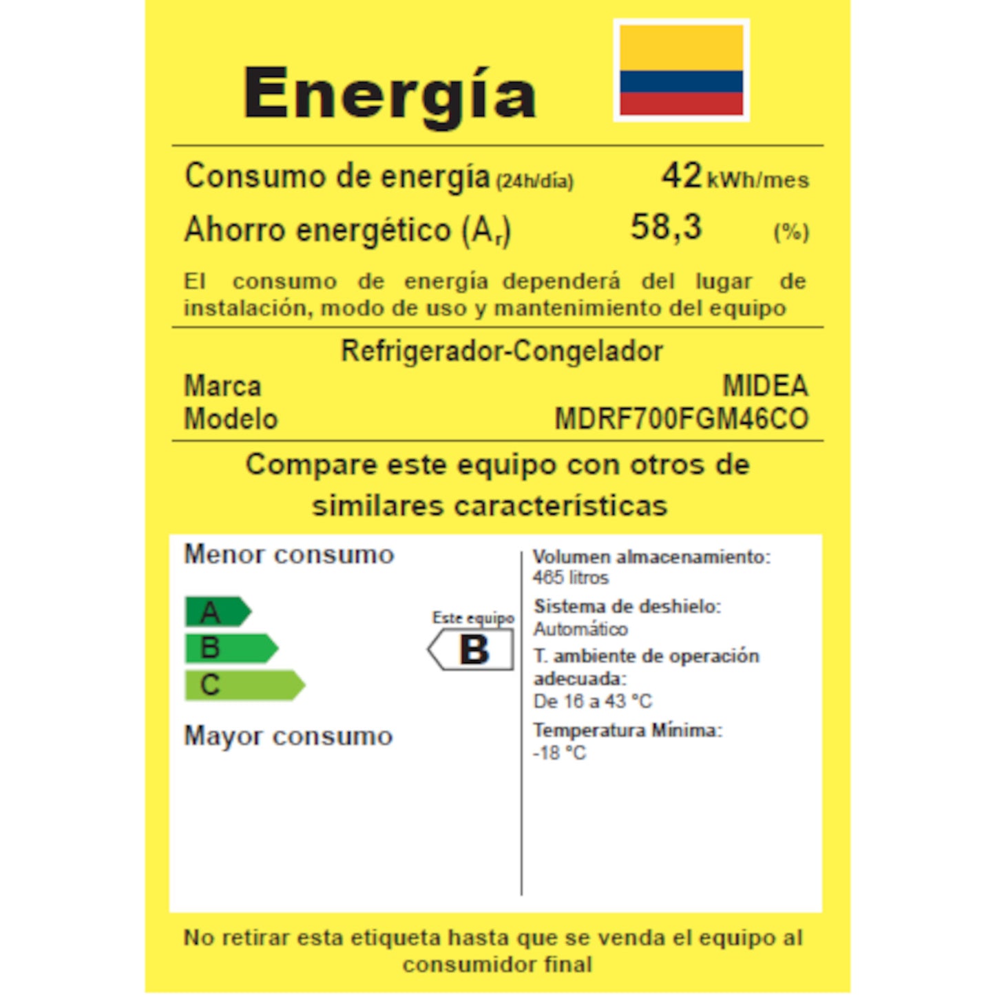 Nevecón Midea Side by Side 555 L Plus Inverter MDRS710FGM46CO
