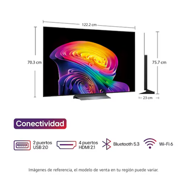 Televisor LG 55" Oled 4K Smart TV con IA - OLED55C6PSA