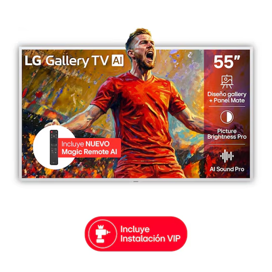 Televisor LG 55" OLED evo 4k Smart TV con IA incluye AI Magic Remote - 55LX7BPSA