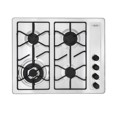 Estufa de Empotrar de 66 x 54 cm triple corona a Gas Natural Haceb - CUB TO 66-54 INOX 3C PL GN - Logística Haceb