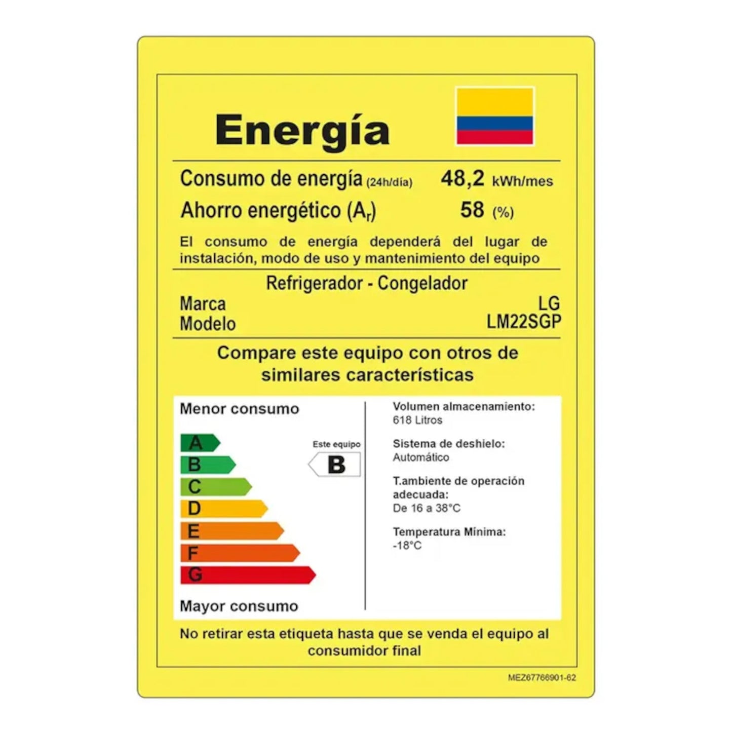 Nevecón LG Tipo Europeo 618 Litros Gris - LM22SGP