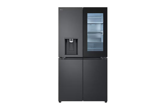 Nevecón LG French Door 642L Negro Mate InstaView™ UVnano™ - GM92SXV.AEVCCLM