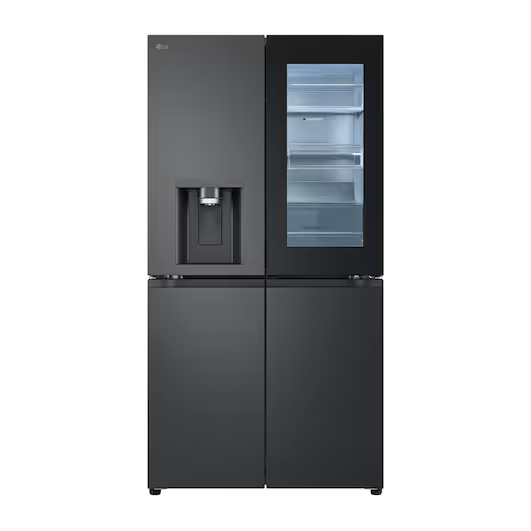 Nevecón LG French Door 642L Negro Mate InstaView™ UVnano™ - GM92SXV.AEVCCLM