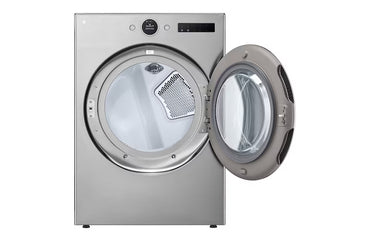 Secadora LG Carga Frontal 22Kg Plata TurboSteam ThinQ - DF22SFXS6BK