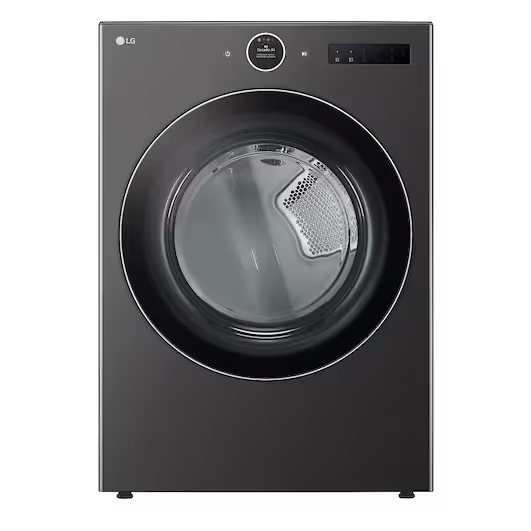 Secadora de Carga Frontal LG - DF22BFXS6BK - 22 kg / 48 lbs - Color negro - ThinQ