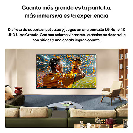 Televisor LG 70" NANO 4K UHD AI Smart Tv webOS 2026 - 70NU850BPSD