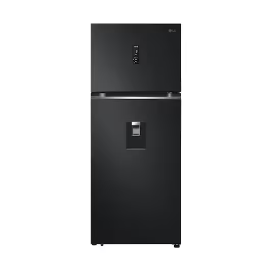 Nevera LG Congelador Superior 394L Negro Mate DoorCooling - VT40SPM.AEPCCLM