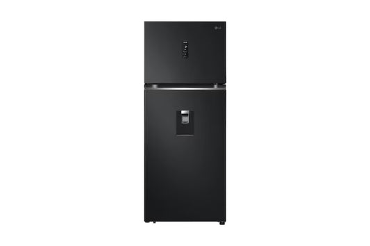 Nevera LG Congelador Superior 394L Negro Mate DoorCooling - VT40SPM.AEPCCLM